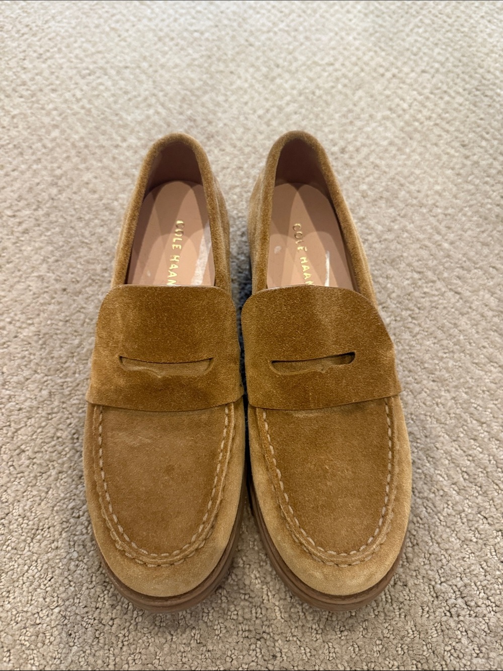Cole Haan Women's Suede Stacked Loafers